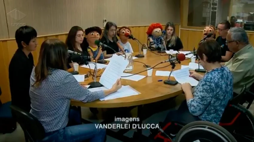 A Turma do Bairro participou de uma reportagem da TV UNESP!