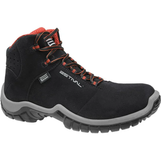 Bota EN1007.1 S2 Vermelho/Preto