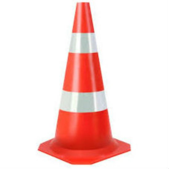 Cone Sinaliza��o 75cm Laranja-Branco