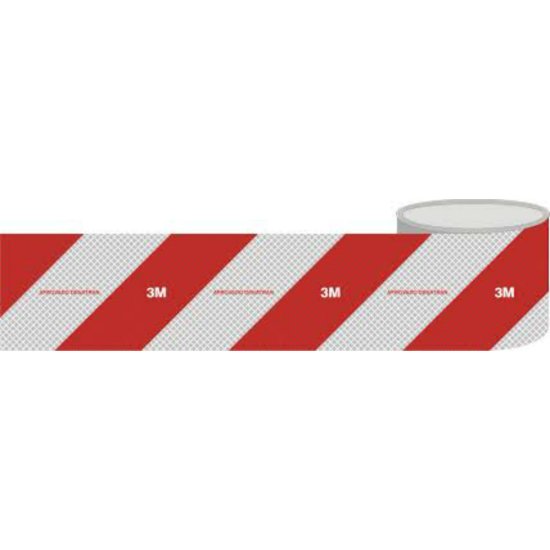 Fita Sinalizadora Refletiva Traseira 10cm x 240cm