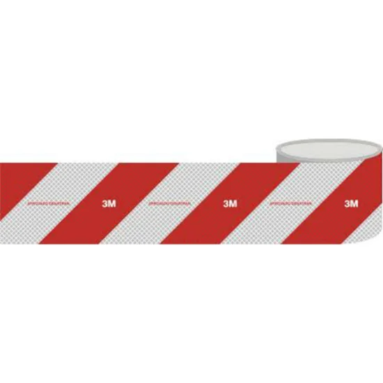 Fita Sinalizadora Refletiva Traseira 10cm x 240cm