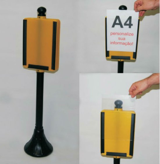 Pedestais Personalizados com Placa M�vel
