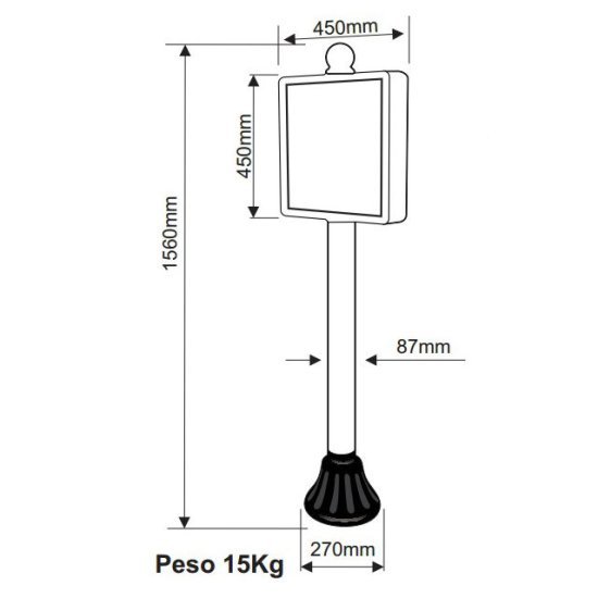 Pedestais Piscantes Personalizados
