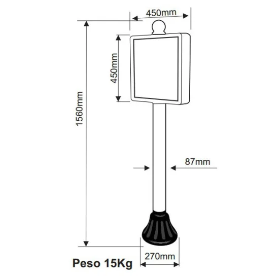 Pedestais Piscantes Personalizados