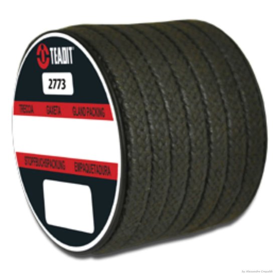 GAXETA 2773 12,7MM 1/2 4,65M/KG FIBRA FEN�LICA GRAFITE FLEX�VEL QUADRADA PTFE TEADIT 2KG