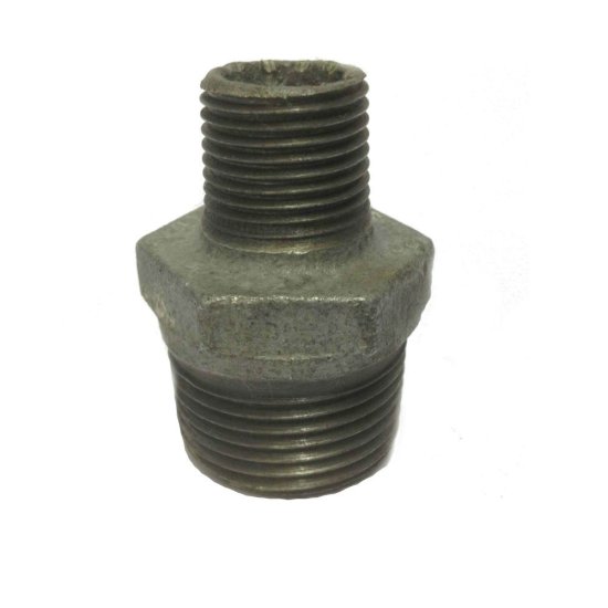 Niple Duplo Redu��o Galvanizado BSP