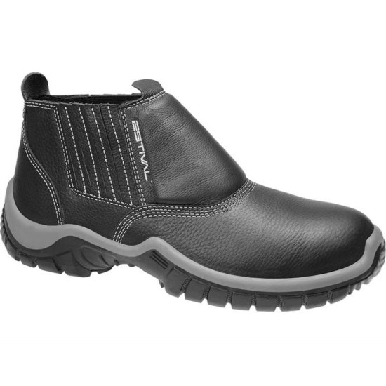 Botina AZ WO 1001.1 S2 Preto Bico de A�o