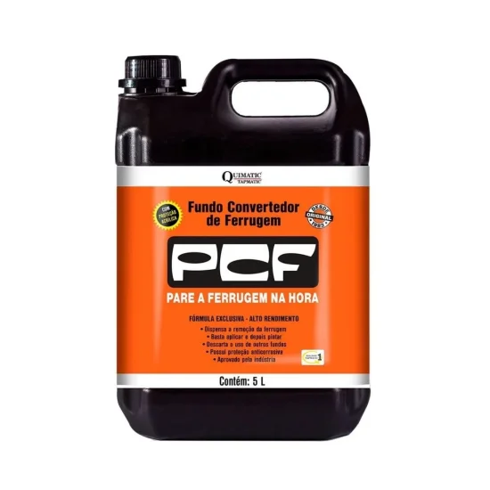 Tapmatic Pcf Primer Conversor De Ferrugem Quimatic 5L DD4