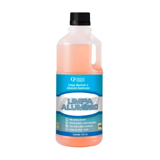 Tapmatic Limpa Alum�nio Quimatic LA1 500ml Limpeza e Brilho Industrial