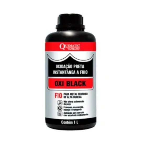 Tapmatic Oxiblack F10 Oxida��o A Frio Quimatic 1L Preto Qu�mico Para Metais CB1