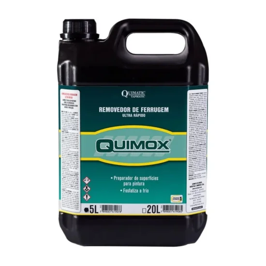 Tapmatic Quimox Condicionador de Metais Quimatic 5 Litros RA3