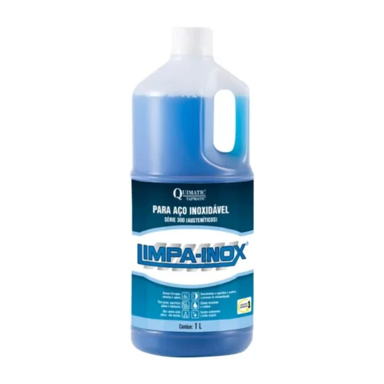 Tapmatic Limpa Inox Quimatic 1 Litro A�o Inoxid�vel Brilho E Prote��o LI2