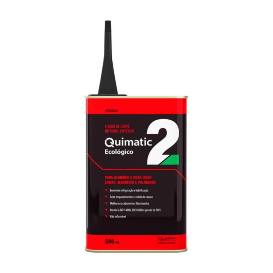 Fluido De Corte Ecol�gico N�2 500ml Quimatic Tapmatic AG1 Lubrificante Para Usinagem E Rosca