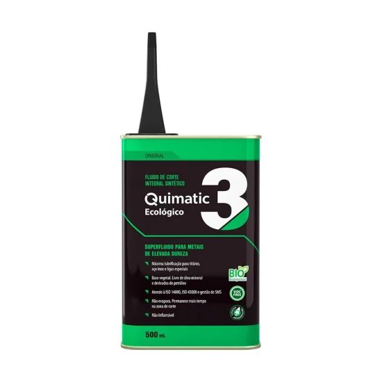 Fluido De Corte Ecol�gico N�3 500ml Tapmatic Quimatic AH1 Lubrificante Para Usinagem