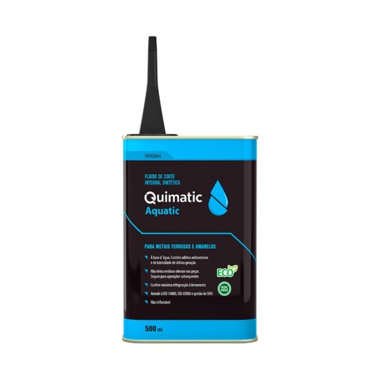 Tapmatic Fluido De Corte Aquatic Quimatic 500ml Para Usinagem E Refrigera��o AT1