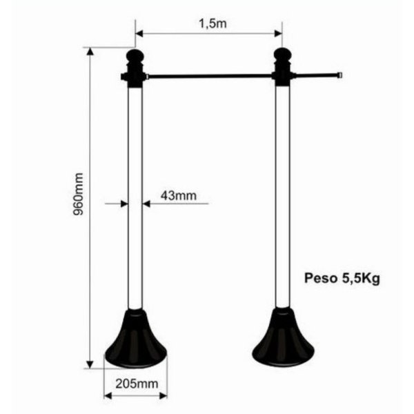 Pedestais Retr�teis