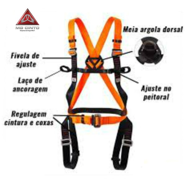 Cinto de Seguran�a tipo Paraquedista 1 Ancoragem Mult 2013