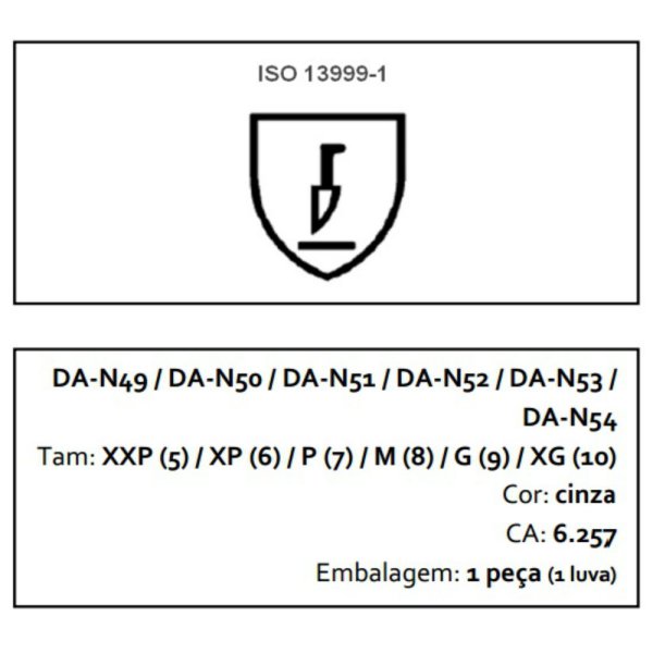 Luva Malha de A�o