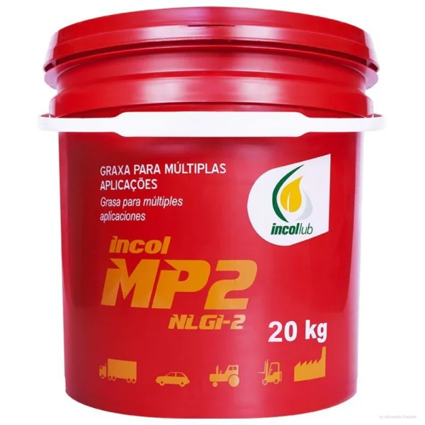 Graxa Vermelha MP2 - NLGI-2 - 20Kg