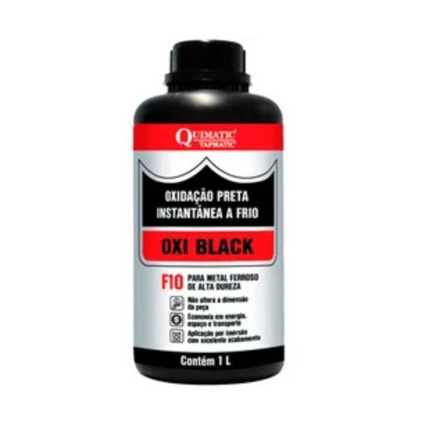 Tapmatic Oxiblack F10 Oxida��o A Frio Quimatic 1L Preto Qu�mico Para Metais CB1