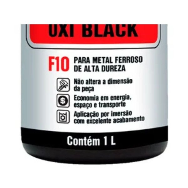 Tapmatic Oxiblack F10 Oxida��o A Frio Quimatic 1L Preto Qu�mico Para Metais CB1