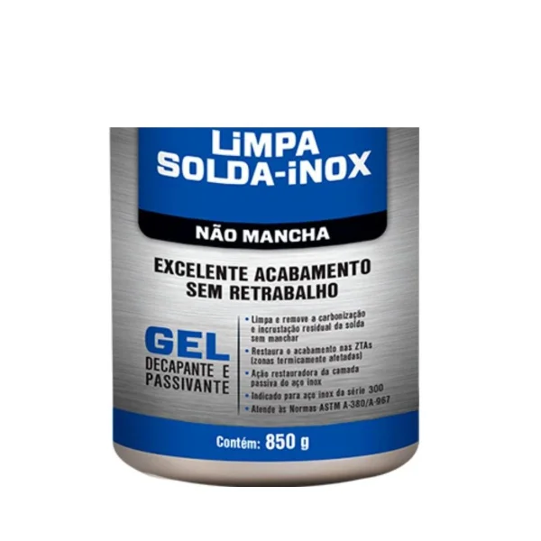 Tapmatic Limpa Solda Inox Gel 850g N�o Mancha Quimatic LS1