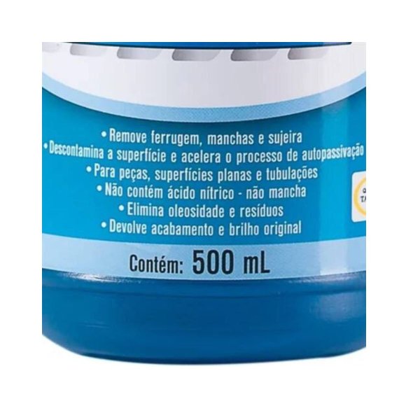 Tapmatic Limpa Inox Quimatic 500ml A�o Inoxid�vel Brilho E Prote��o LI1