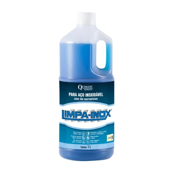 Tapmatic Limpa Inox Quimatic 1 Litro A�o Inoxid�vel Brilho E Prote��o LI2