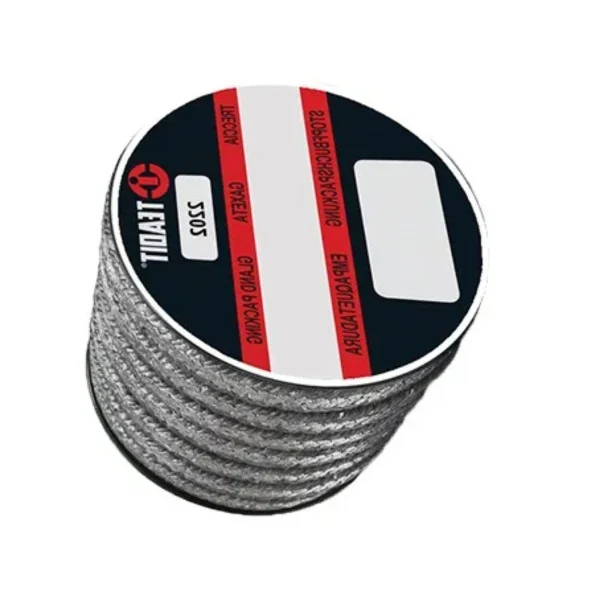 GAXETA 2202 9.5MM 3/8 7,94M/KG GRAFITE FLEX�VEL QUADRADA PTFE TEFLON TEADIT 2KG