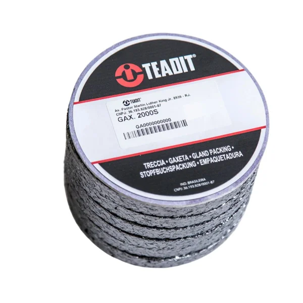 GAXETA 2000S 9.5MM 3/8 9,17M/KG GRAFITE FLEX�VEL QUADRADA TEADIT 2KG