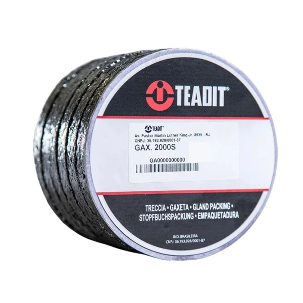 GAXETA 2000S 9.5MM 3/8 9,17M/KG GRAFITE FLEX�VEL QUADRADA TEADIT 2KG
