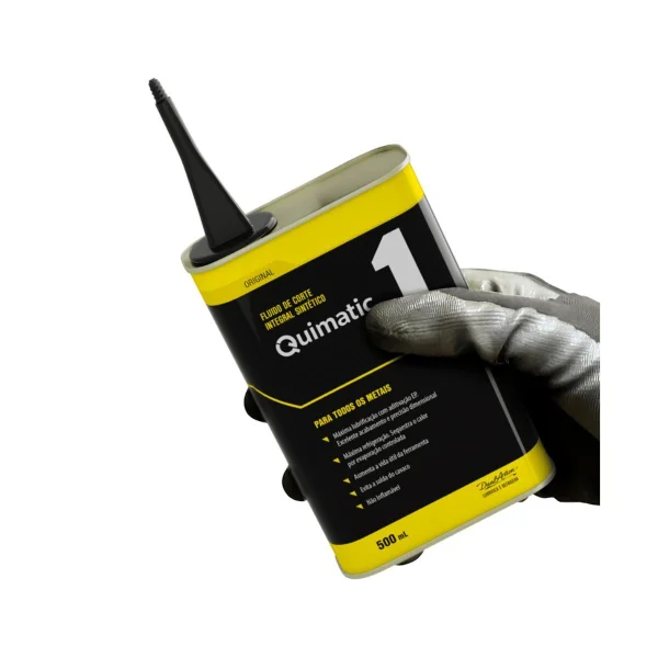 Fluido De Corte Quimatic N�1 500ml Tapmatic �leo Lubrificante Para Rosquear Furar Usinar Metal AF1