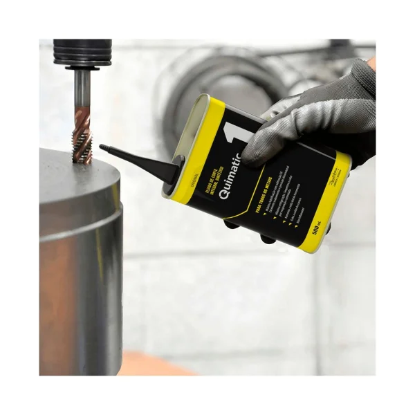 Fluido De Corte Quimatic N�1 500ml Tapmatic �leo Lubrificante Para Rosquear Furar Usinar Metal AF1