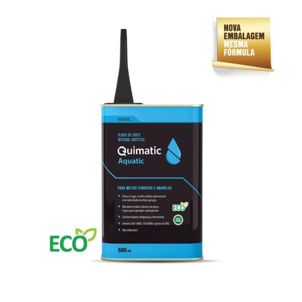 Tapmatic Fluido De Corte Aquatic Quimatic 500ml Para Usinagem E Refrigera��o AT1