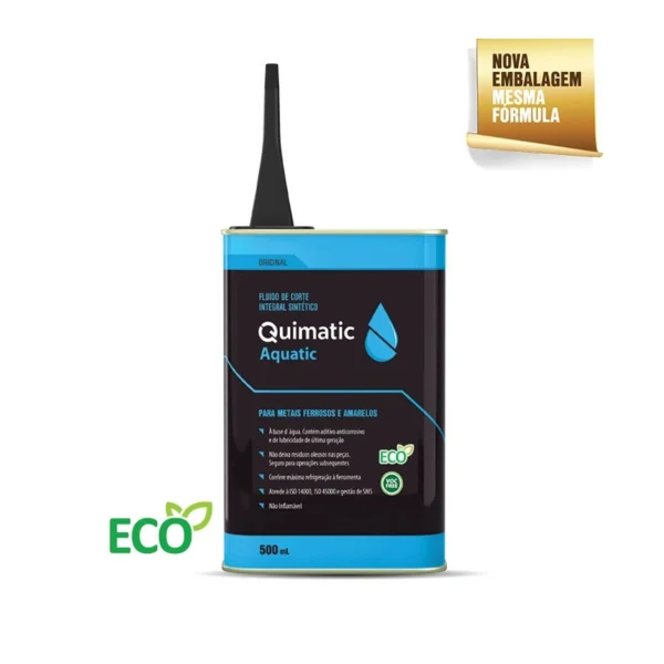 Tapmatic Fluido De Corte Aquatic Quimatic 500ml Para Usinagem E Refrigera��o AT1