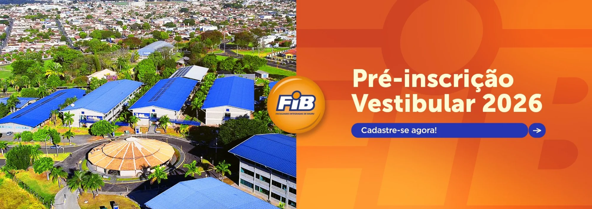 Pré inscrição vestibular 2026