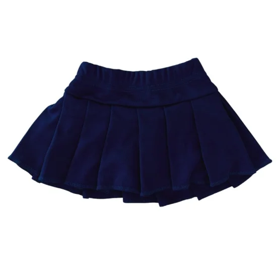 Short Saia de Prega Marinho