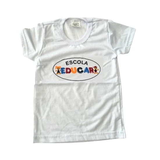 Camiseta Manga Curta Educar