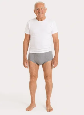Cueca com Abertura em Velcro para Idosos