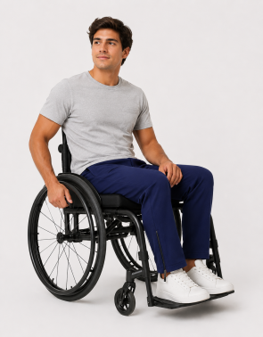 Cal�a com Abertura Frontal em Z�per e Velcro