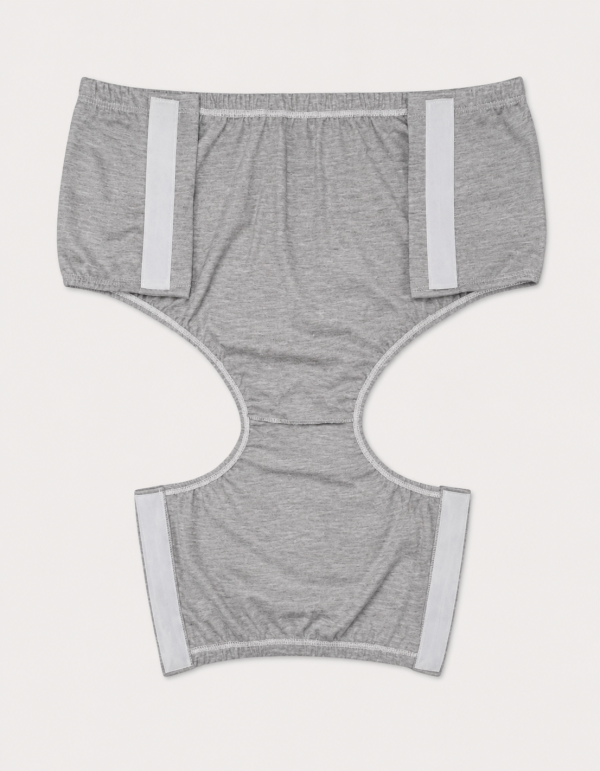 Cueca com Abertura em Velcro para Idosos