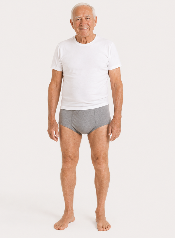 Cueca com Abertura em Velcro para Idosos
