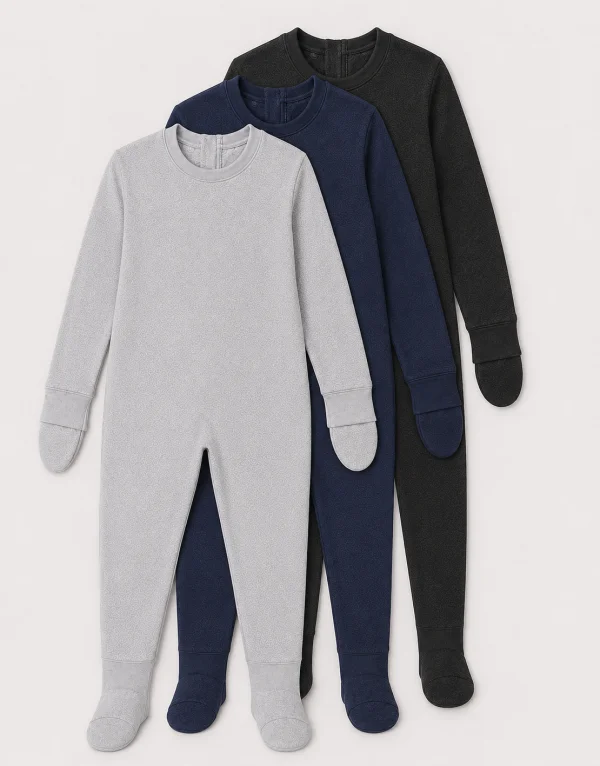 Pijama Macac�o para Idosos com Luvas e Meias Embutidas