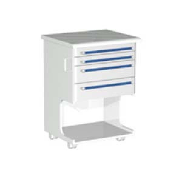 Mesa Auxiliar 4 gavetas