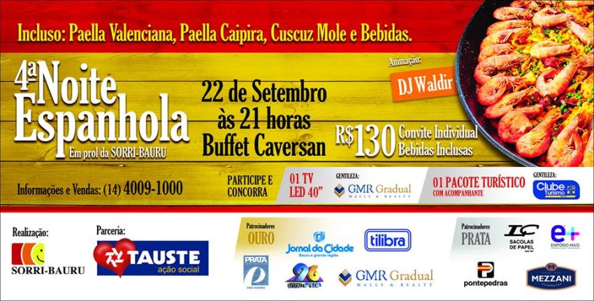 A 4ª Noite Espanhola está chegando!