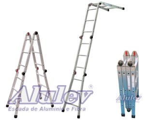 ESCADA DE ALUM�NIO ARTICULADA 12 EM 1 4X3 DG.