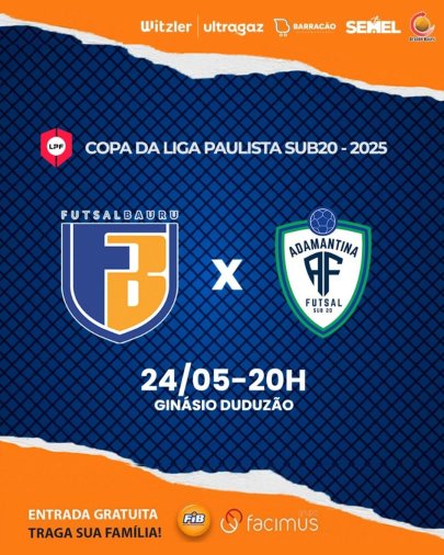 Futsal Bauru FIB/Facimus recebe Adamantina neste s�bado no Duduz�o