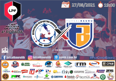 Ap�s duas derrotas consecutivas, Futsal Bauru vai � Indaiatuba em busca da reabilita��o