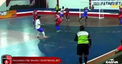 Marcando a boa fase na volta as atividades, o Futsal Bauru/FIB/Sportbrasil.bet, tem atletas  