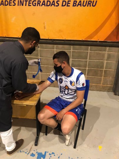 Atletas e comissão técnica do Futsal Bauru/Fib/Sportbrasil.bet passam por teste da covid-19 antes da estreia na Copa LPF